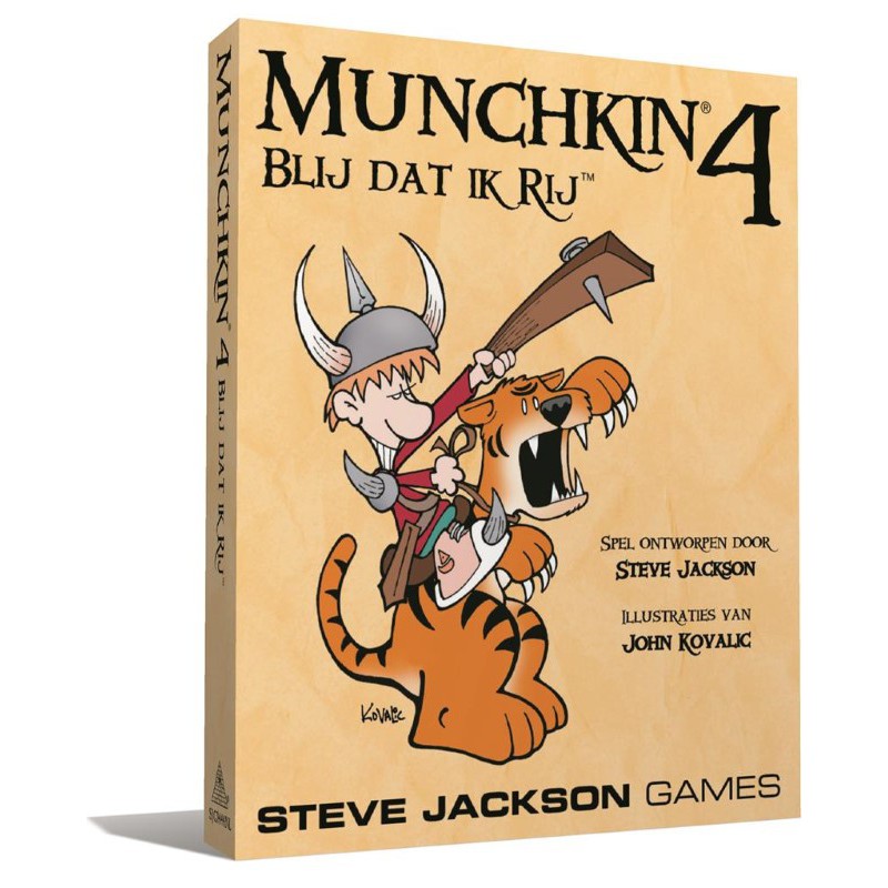 Munchkin 4:  Blij dat ik Rij - Kaartspel, Asmodee