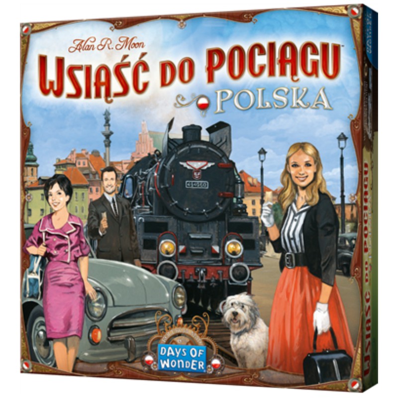 Ticket to Ride: Polska - Bordspel, Asmodee