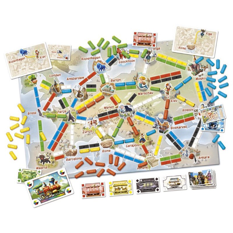 Ticket to Ride: Mijn Eerste Reis- Bordspel, Asmodee