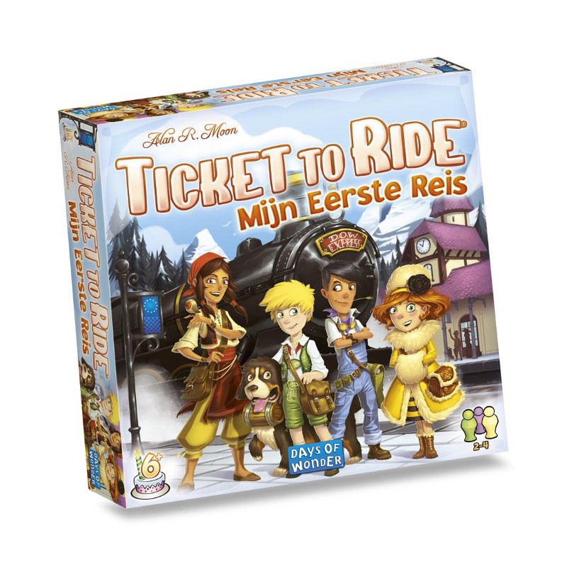 Ticket to Ride: Mijn Eerste Reis- Bordspel, Asmodee