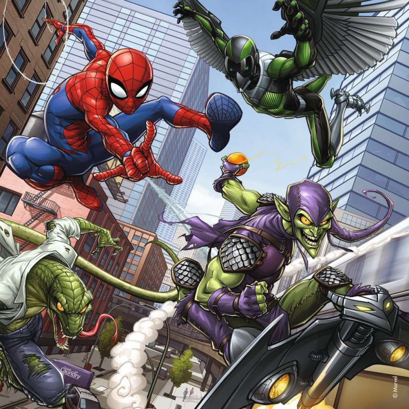 Ravensburger Spiderman in actie 3x49stukjes