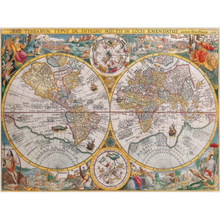 Historische Kaart, 1500stukjes ravensburger