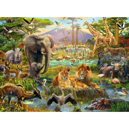 Dieren van de savanne 200p Ravensburger