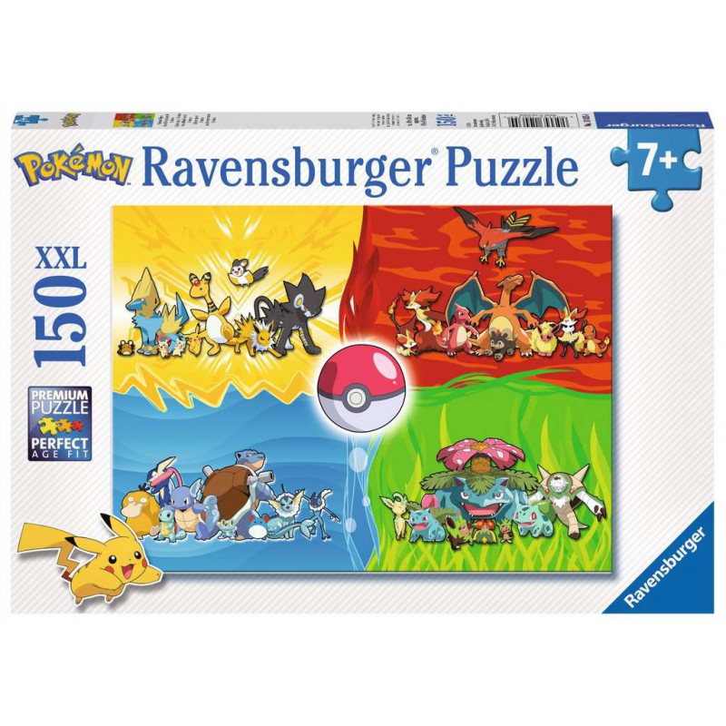 Verschillende Pokémons 150p Ravensburger