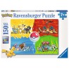 Verschillende Pokémons 150p Ravensburger