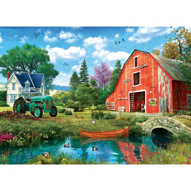 The Red Barn- Dominic Davison, Eurographics 1000stukjes