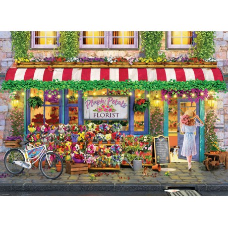 Plush Petals Flower Shop - Paul Normand, Eurographics 1000stukjes