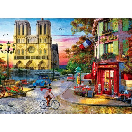 Notre Dame Sunset - Dominic Davison, Eurographics 1000stukjes