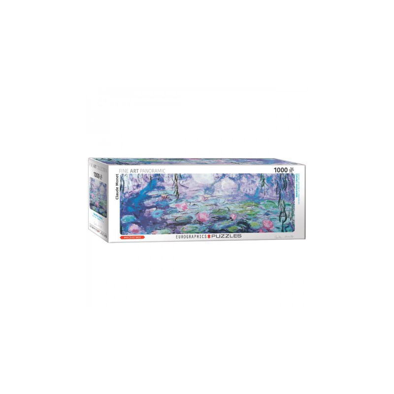 Waterlilies - Claude Monet, Panorama , Eurographics 1000stukjes