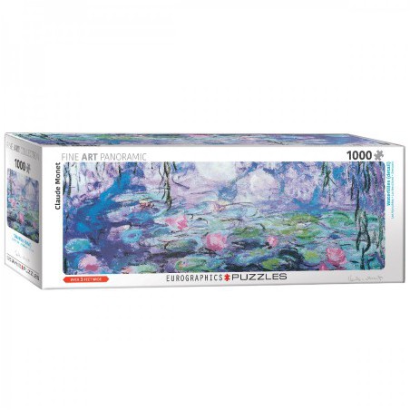 Waterlilies - Claude Monet, Panorama , Eurographics 1000stukjes Waterlilies - Claude Monet, Panorama , Eurographics 1000stukjes