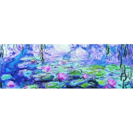 Waterlilies - Claude Monet, Panorama , Eurographics 1000stukjes Waterlilies - Claude Monet, Panorama , Eurographics 1000stukjes