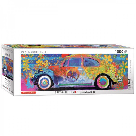 VW Beetle Splash, Panorama , Eurographics 1000stukjes VW Beetle Splash, Panorama , Eurographics 1000stukjes