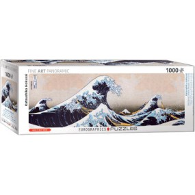 Great Wave of Kanagawa - Hokusai, Panorama , Eurographics 1000stukjes