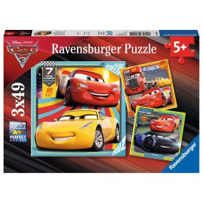 Disney Cars: Legendes van de baan 3x49p Ravensburger