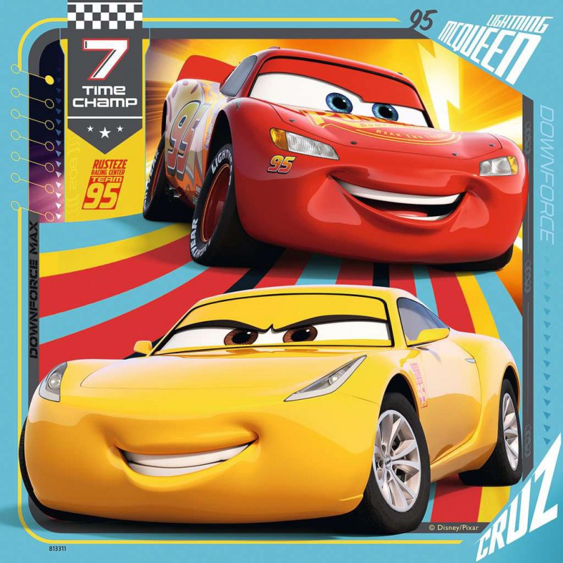 Disney Cars: Legendes van de baan 3x49p Ravensburger