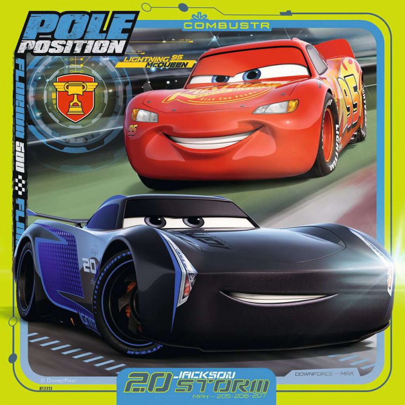 Disney Cars: Legendes van de baan 3x49p Ravensburger