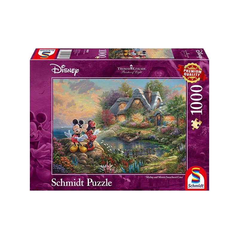 Mickey & mini Disney Kinkade 1000 stukjes