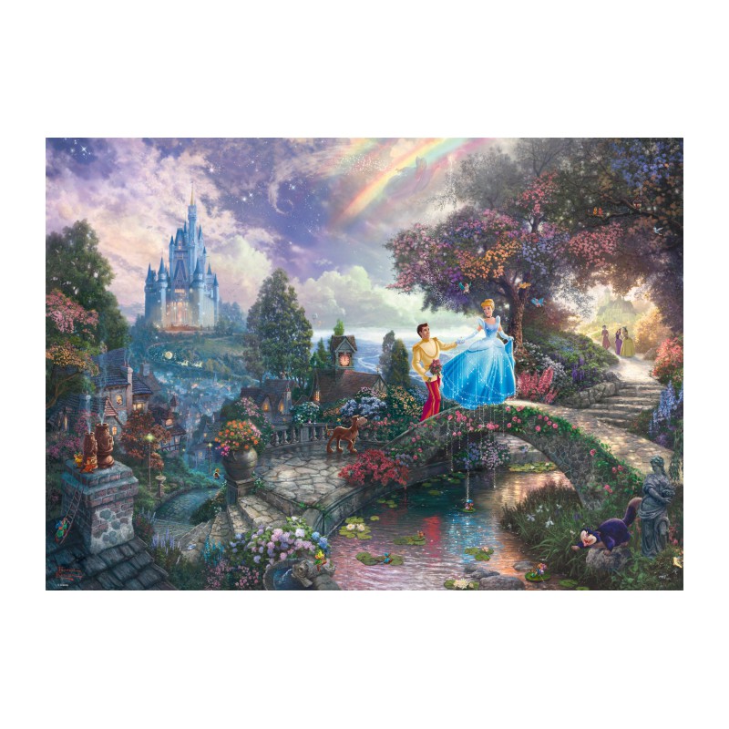 Disney Cinderella,  Kinkade 1000 stukjes