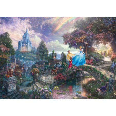 Disney Cinderella,  Kinkade 1000 stukjes