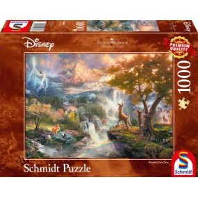Disney Bambi,  Kinkade 1000 stukjes