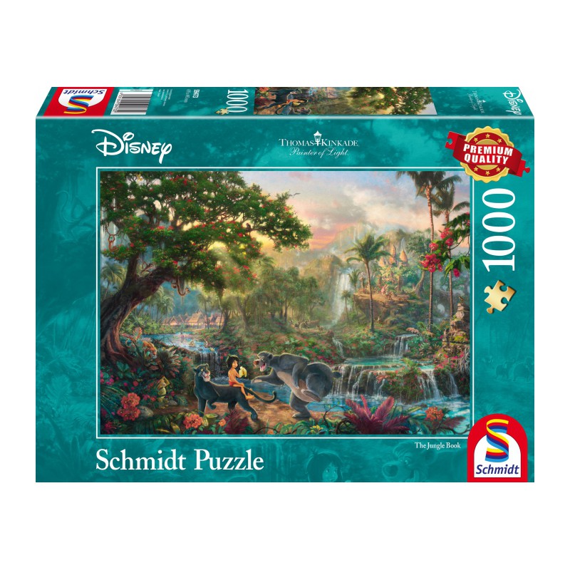 Jungle Book,  Kinkade 1000 stukjes