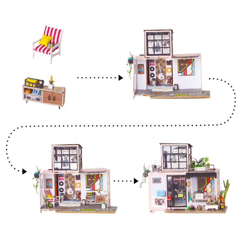 Kevin`s studio, Diy Miniature House