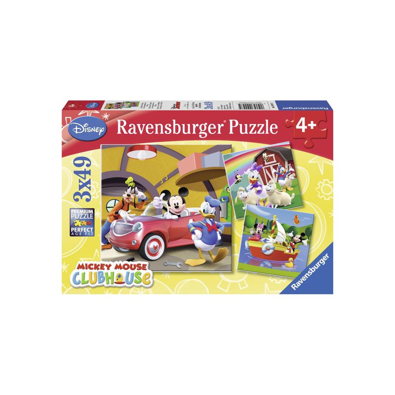 Iedereen houdt van Mickey 3x49p Ravensburger