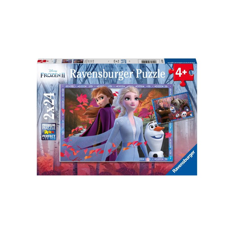 DFZ: Frozen 2 Ijzige avonturen, 2x24p Ravensburger