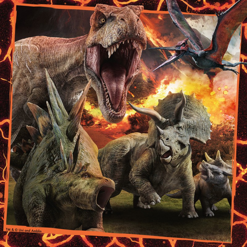 JW: Jurassic World - Jachtinstinct 3x49p Ravensburger