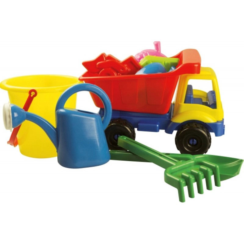 Kiepauto met zandset, Outdoor active