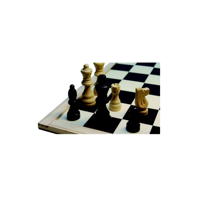 schaakstukken zwart/wit 