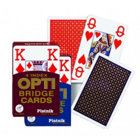 Speelkaarten Opti Bridge, grote index