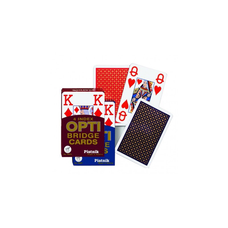 Speelkaarten Opti Bridge, grote index