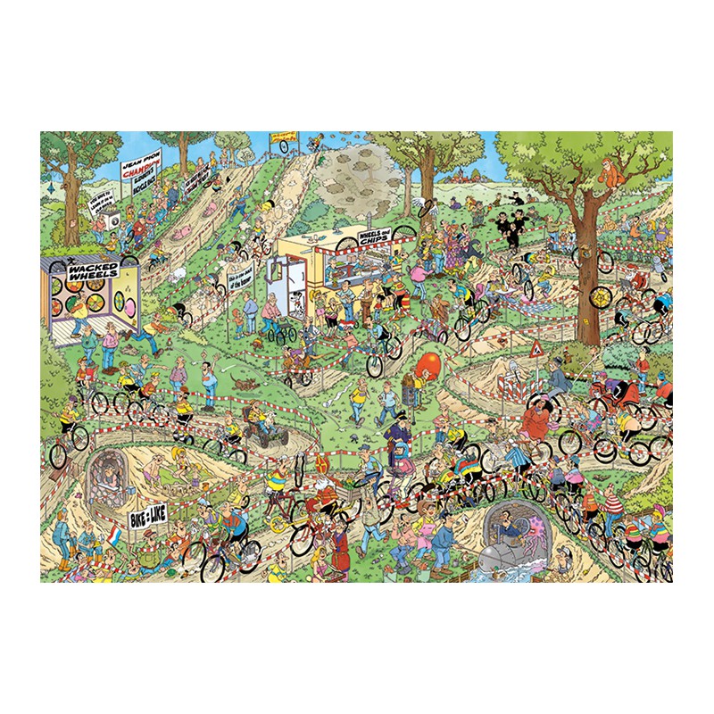 Jan van Haasteren Wereldkampioenschappen Veldrijden 1000stukjes