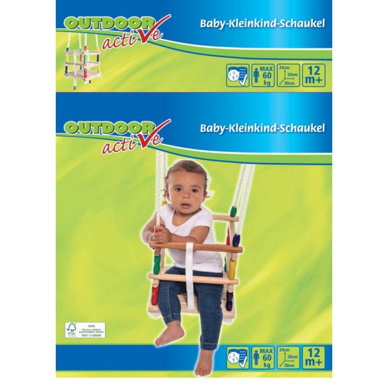 Rooster Schommel hout , outdoor active