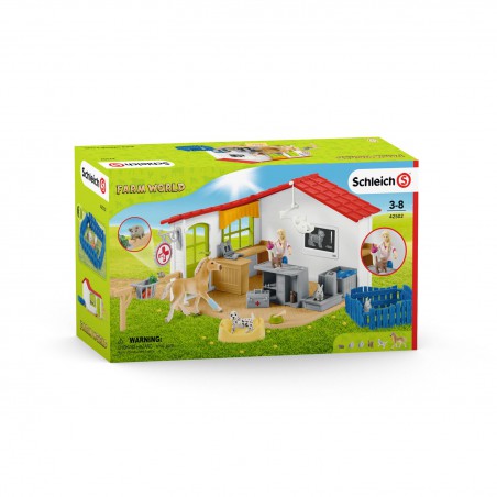 Schleich Dierenartspraktijk met dieren, 42502