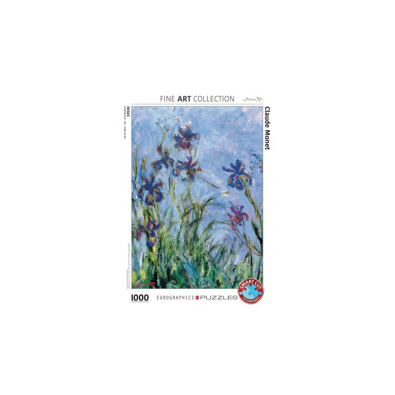 Irises (Detail) - Claude Monet, Eurographics 1000stukjes