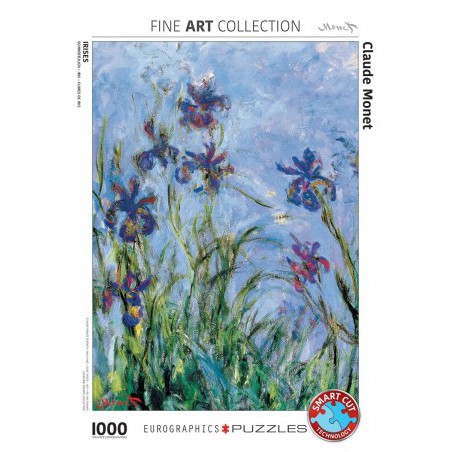 Irises (Detail) - Claude Monet, Eurographics 1000stukjes
