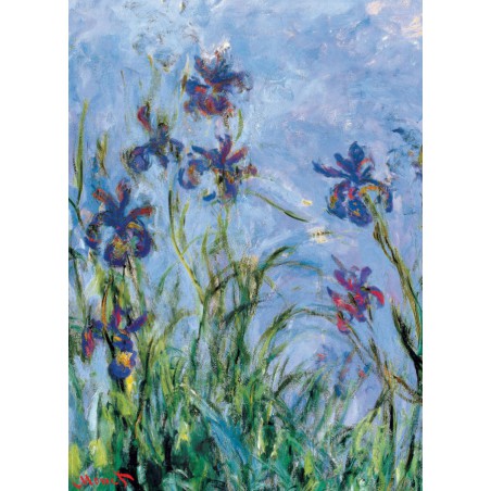 Irises (Detail) - Claude Monet, Eurographics 1000stukjes