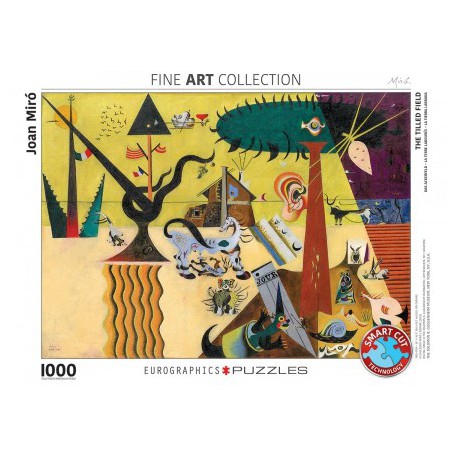 The Tilled Field - Joan Miro  1000stukjes