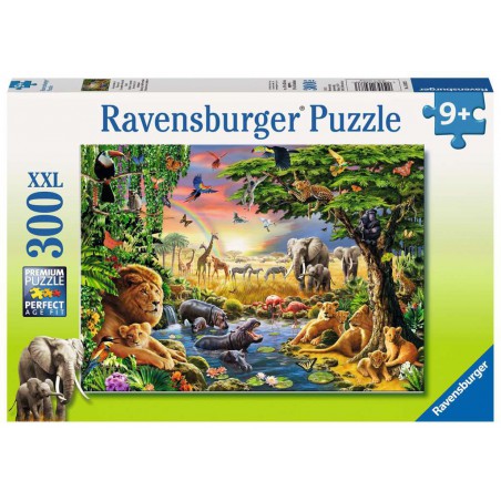 Avondzon de drinkplaats 300p Ravensburger