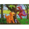 Spelende dino's 2x24p Ravensburger