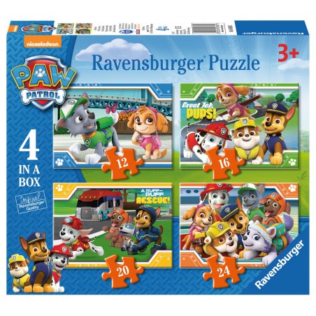 Paw Patrol 12/16/20/24p Ravensburger