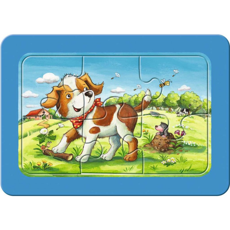 Mijn dierenvriendjes 3x6p Ravensburger
