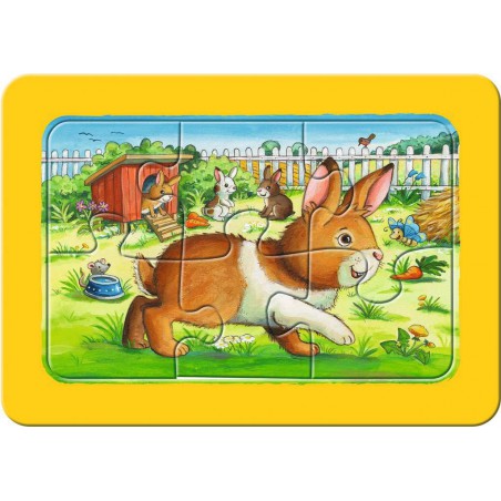 Mijn dierenvriendjes 3x6p Ravensburger