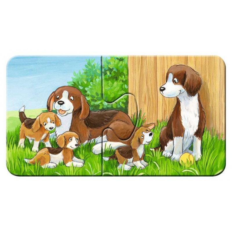 Dierenfamilies op de boerderij  9x2p Ravensburger