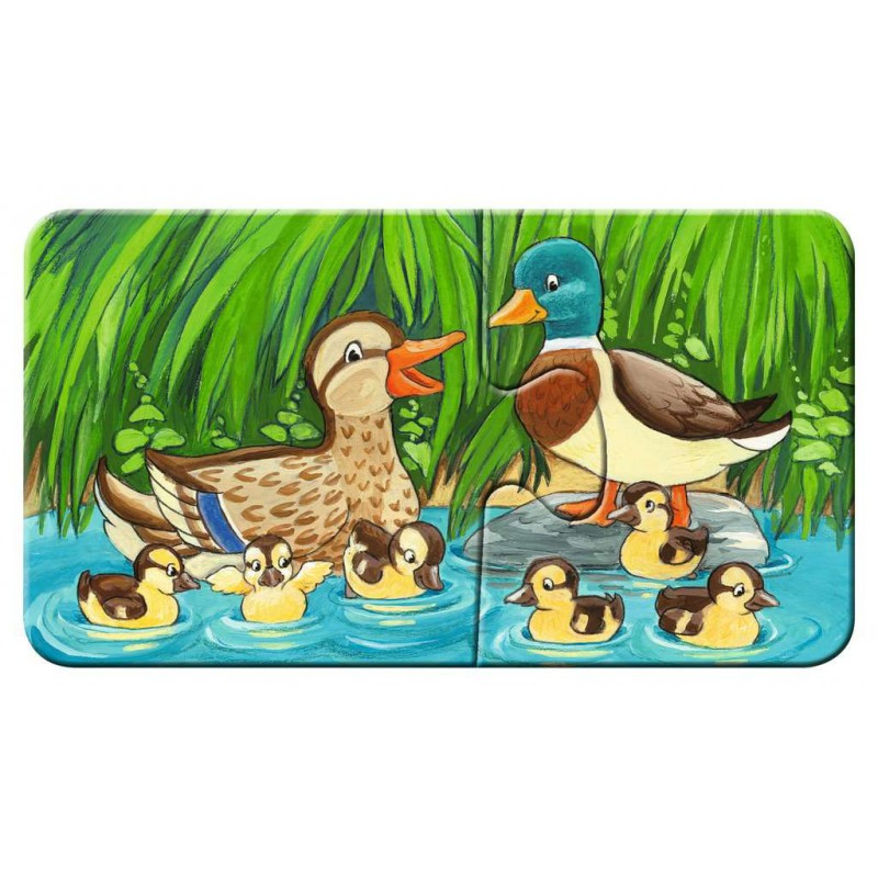 Dierenfamilies op de boerderij  9x2p Ravensburger