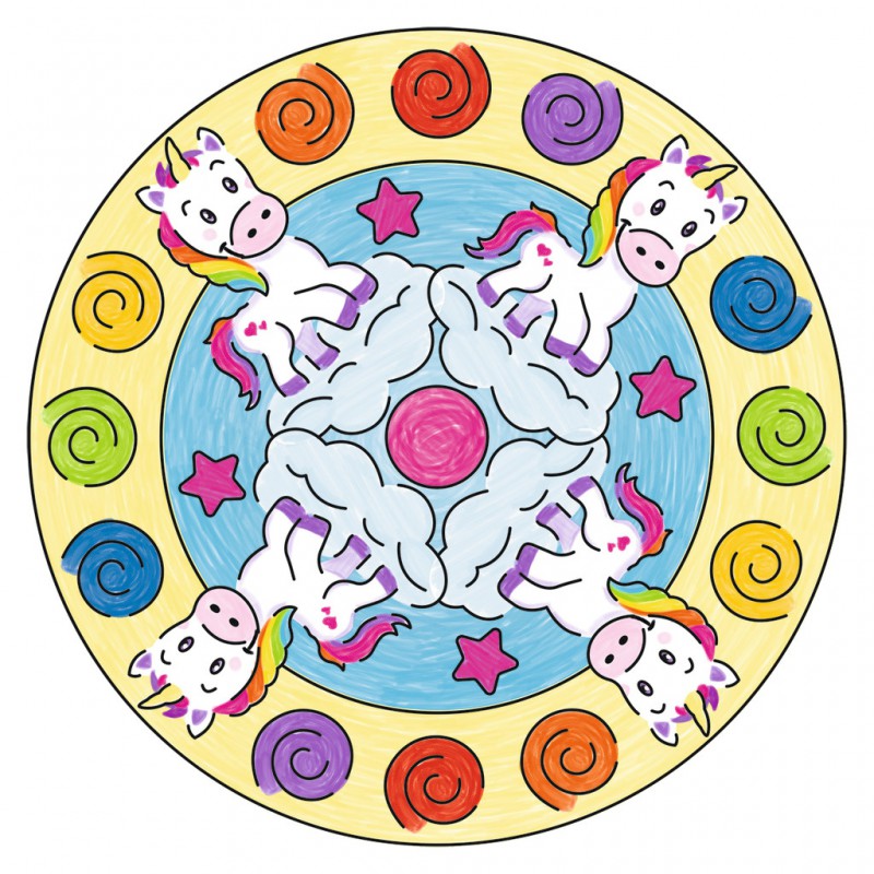 Mini Mandala designer Unicorn Ravensburger