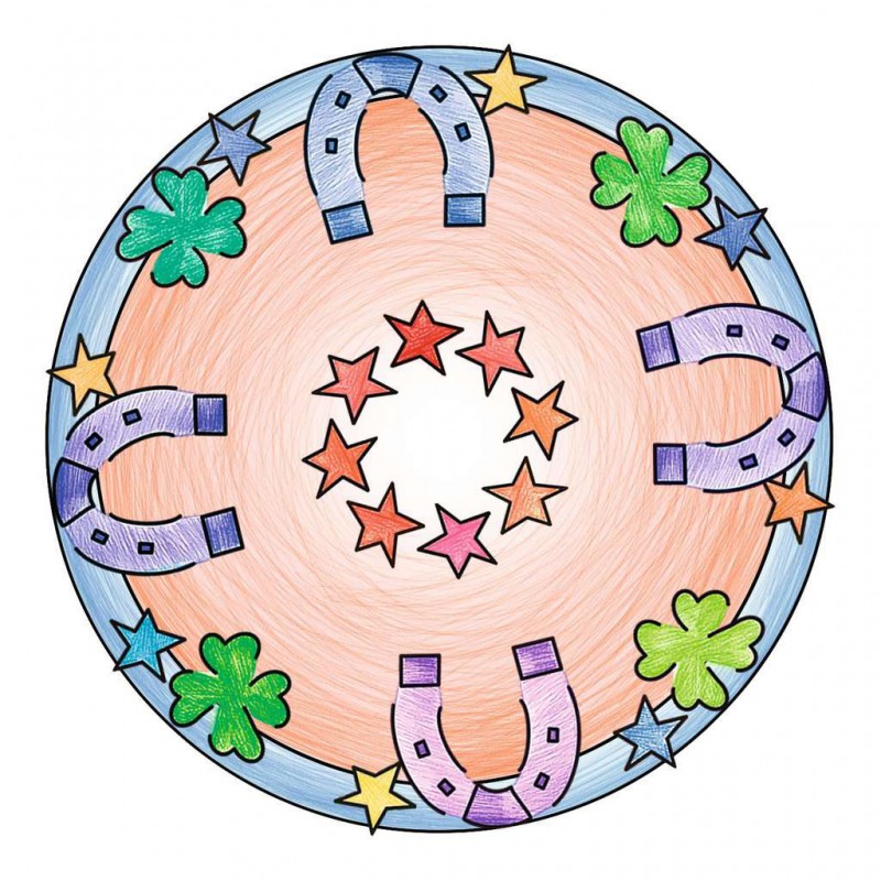 Mini Mandala designer Paarden, Ravensburger