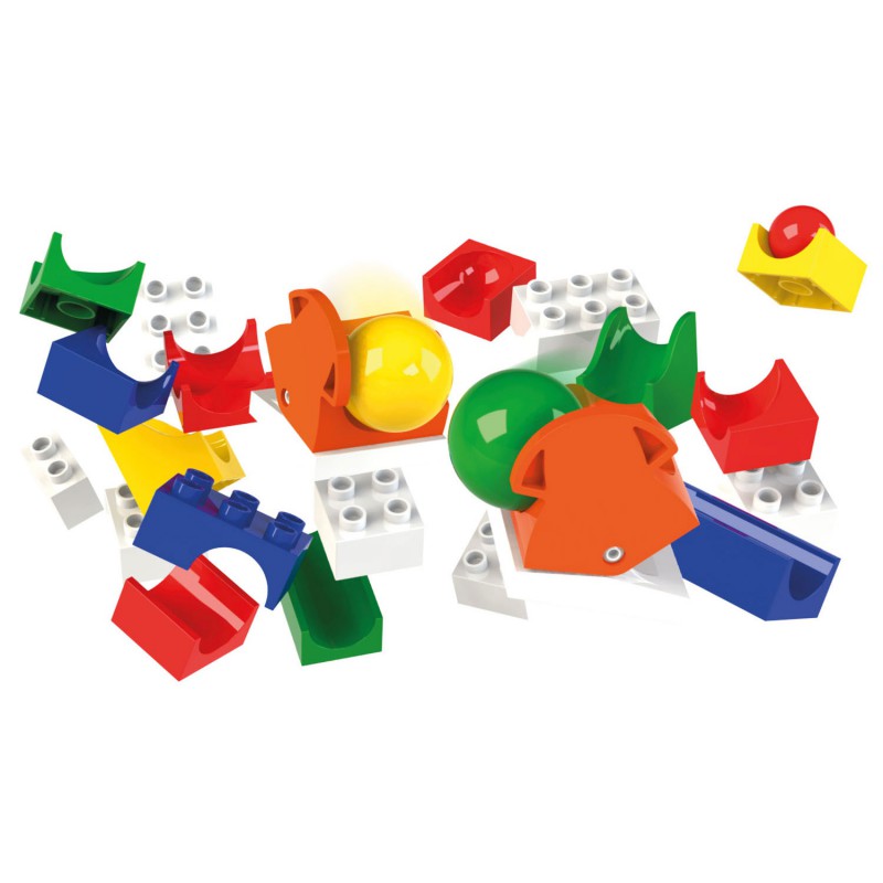 Hubelino Knikkerbaan  Wissel Uitbreidingsset, 43dlg.